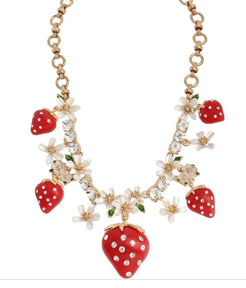Betsey Johnson strawberry statement NWT